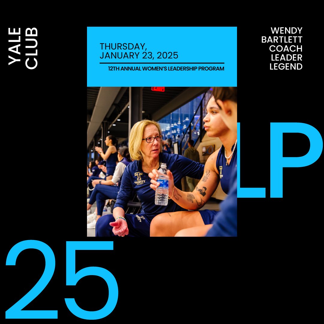 The 12th Annual Women’s Leadership program honors legendary coach Wendy Bartlett on Thursday, January 23rd at the <a href="/YaleClubNYC/">The Yale Club of NYC</a>.
Wendy Bartlett, a true legend in the world of squash, has inspired generations of athletes at Trinity College. 
ussquash-bloom.kindful.com/?campaign=1263…
