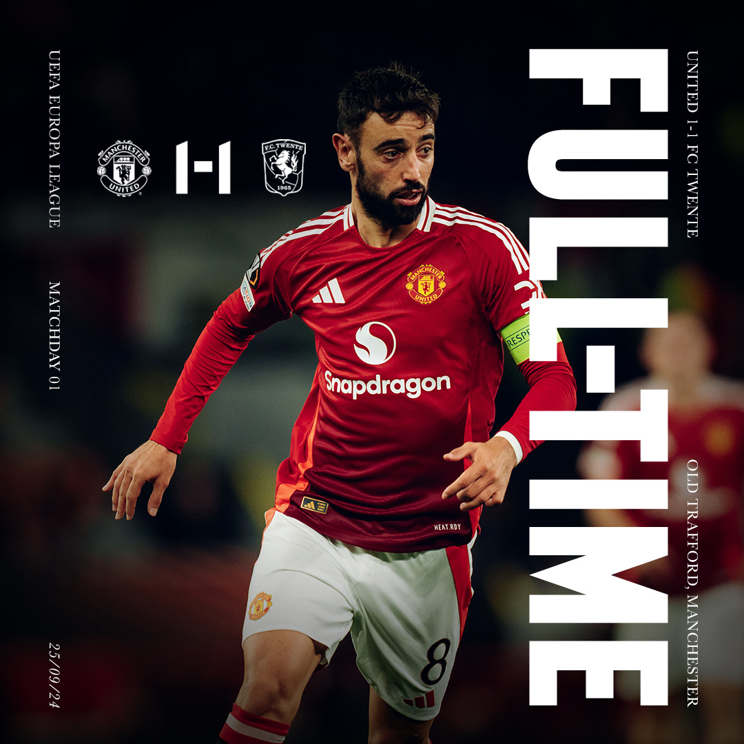 ManUtd's tweet photo. It finishes in a draw.

#MUFC || #UEL