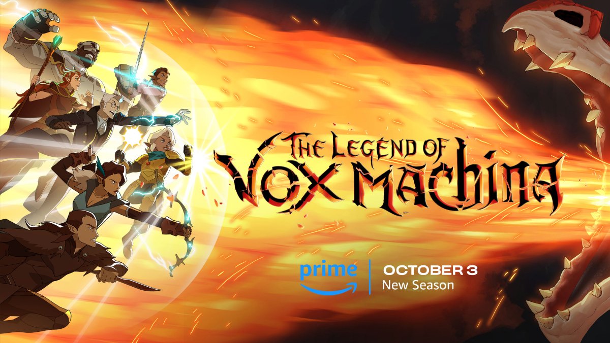 TitmouseInc's tweet photo. #TheLegendofVoxMachina Season 3 drops on @PrimeVideo next Thursday, October 3rd, but if you're in Los Angeles you can get in on the action a day early by signing up for the @nerdist advance screening of the first 3 episodes!

In partnernship with #PrimeVideo, Nerdist is hosting the screening at @CulverTheater next Wednesday, October 2nd at 6pm. 

All the details below!
https://t.co/dsVBhM3PTA