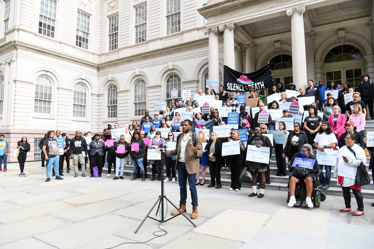 This week we joined <a href="/ccitnyc/">CCITNYC</a> to call for a peer-led, non-police mental health crisis response system. Thank you to everyone that came out to support and advocate for #MentalHealth.