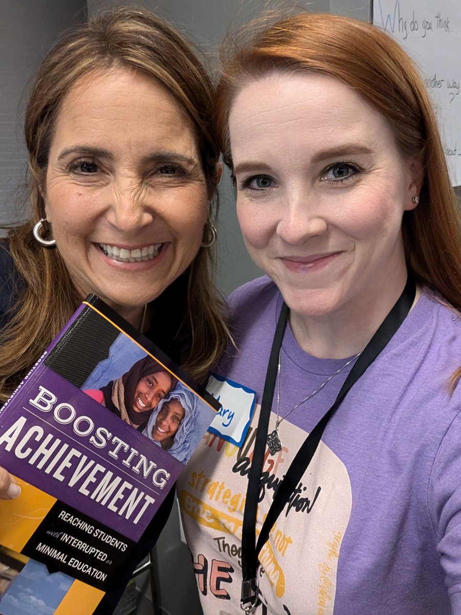 Had the pleasure of meeting a hero of mine today! I've been a fan of <a href="/DrCarolSalva/">Dr. Carol Salva</a> for a long time, so bringing her to our teachers in #FCS has been an amazing experience. #BoostingAchievement offers so many concrete ways to support newcomers &amp; SLIFE! <a href="/EsolFulton/">FultonESOL</a> <a href="/CMatthewsFCS/">Christopher Matthews</a>