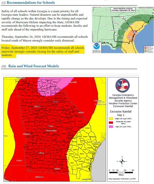 BremenCS's tweet photo. BCS will conduct normal operations on Thurs, Sept 26th. No outdoor extracurricular activities or competitions will be held.

Due to impending wind, rain, flooding, and power outages predicted in our area, Friday, Sept 27th, will be a virtual learning day for students and staff. https://t.co/gf9DrIsLBd