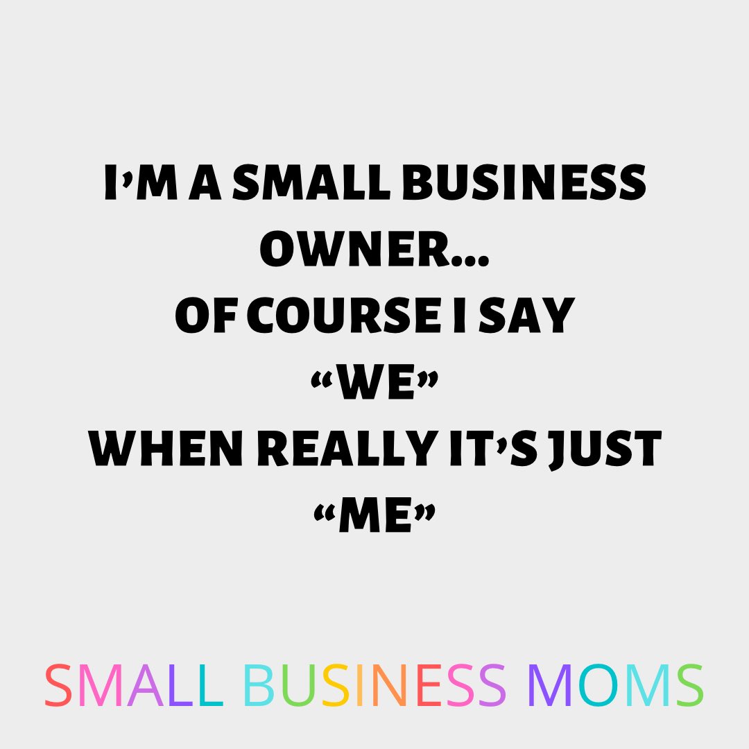 SmallBizMoms's tweet photo. ‼️😂 https://t.co/xGudjK2iwp