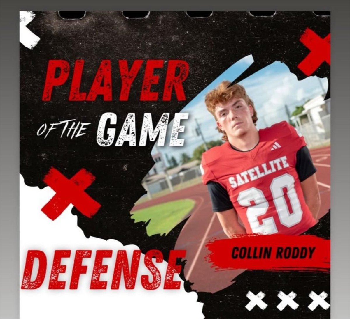 Collin Roddy (@collinroddydb) on Twitter photo Blessed to be named defensive player of the week against New Smyrna! 1 INT, 6 solo tackles. Proud to be <a href="/ScorpFootball/">Satellite Football</a>! <a href="/Helton_FBCoach/">Brian Helton</a> <a href="/NEGARecruits/">Northeast Georgia Recruits</a> <a href="/CoachDaniels06/">Coach Daniels</a> <a href="/damehova9/">Damon Simmons</a> <a href="/larryblustein/">Blustein Recruiting</a> <a href="/prepprospect1/">The Prep Prospect Report</a> <a href="/BenMoore247/">Ben Moore</a> <a href="/Sunshinerecrui7/">Sunshine State Recruiting</a> Blessed to be named defensive player of the week against New Smyrna! 1 INT, 6 solo tackles. Proud to be <a href="/ScorpFootball/">Satellite Football</a>! <a href="/Helton_FBCoach/">Brian Helton</a> <a href="/NEGARecruits/">Northeast Georgia Recruits</a> <a href="/CoachDaniels06/">Coach Daniels</a> <a href="/damehova9/">Damon Simmons</a> <a href="/larryblustein/">Blustein Recruiting</a> <a href="/prepprospect1/">The Prep Prospect Report</a> <a href="/BenMoore247/">Ben Moore</a> <a href="/Sunshinerecrui7/">Sunshine State Recruiting</a>