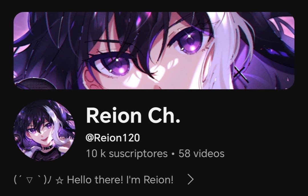 Reion120's tweet photo. Oh! Thanks for 10k subs 💜

I really appreciate you still watching and commenting even though I'm not really active 🥹 https://t.co/Xtndlf2Gw6