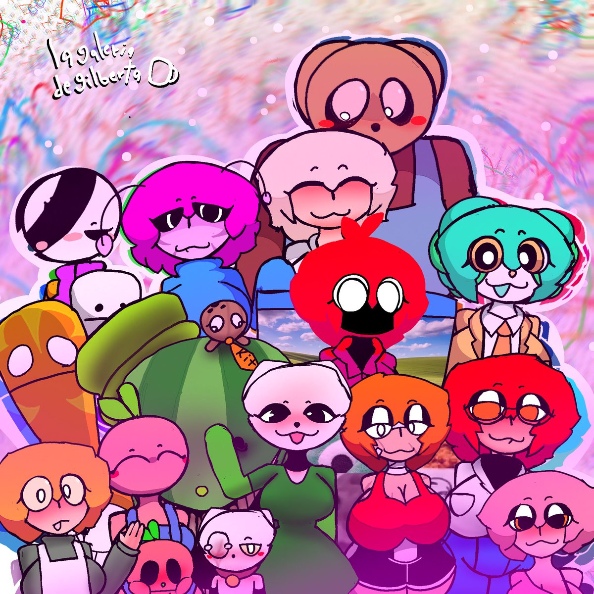 "Gracias por todo ^^" (este dibujo me costo un chingo,3 dias en aserlo,y todo fue para ustedes,enserio gracias por todo,y porfavor,apoyen el dibujo con todo😊❤)