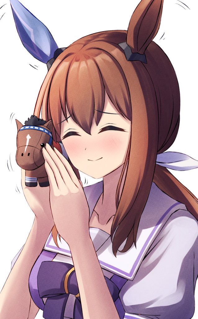 アドマイヤベガ(ウマ娘) 「おはようございます!今日からまたお絵描きしていきます 」|sonicxeon@Skeb募集中のイラスト