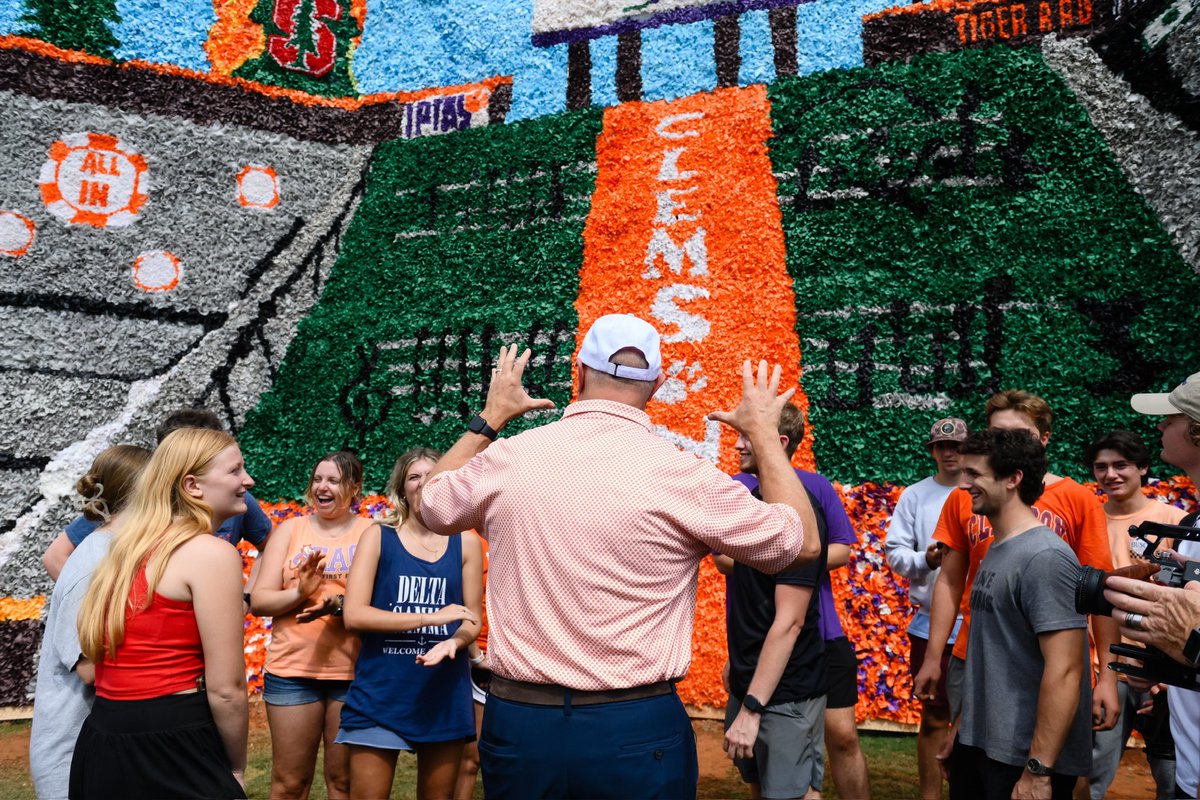 Our students have worked so hard this week to complete their float builds ahead of schedule due to the inclement weather heading to the Upstate. I loved seeing their positive spirits shine despite the circumstances and their dedication to keeping our Tiger traditions alive this