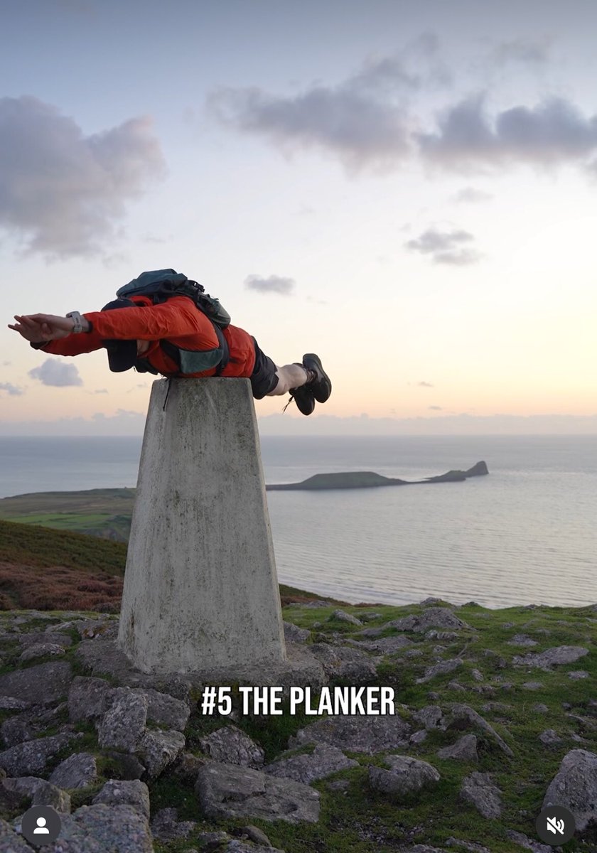 TPointWankers's tweet photo. Here he is again, this time using #rhymingslang  
Own it mate because when you’re a #planker you’re also a #trigpointwanker https://t.co/lqRhK4p1ss