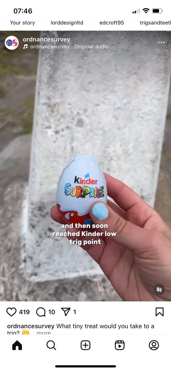 TPointWankers's tweet photo. And this prize #trigpointwanker thinks taking a #kinderegg up onto #kinderscout is in some way original, whimsical even or possibly humour.  

Well it’s fucking not you arsewipe now fuck off and leave the #trigpoint alone. https://t.co/ikBqFFtKmV
