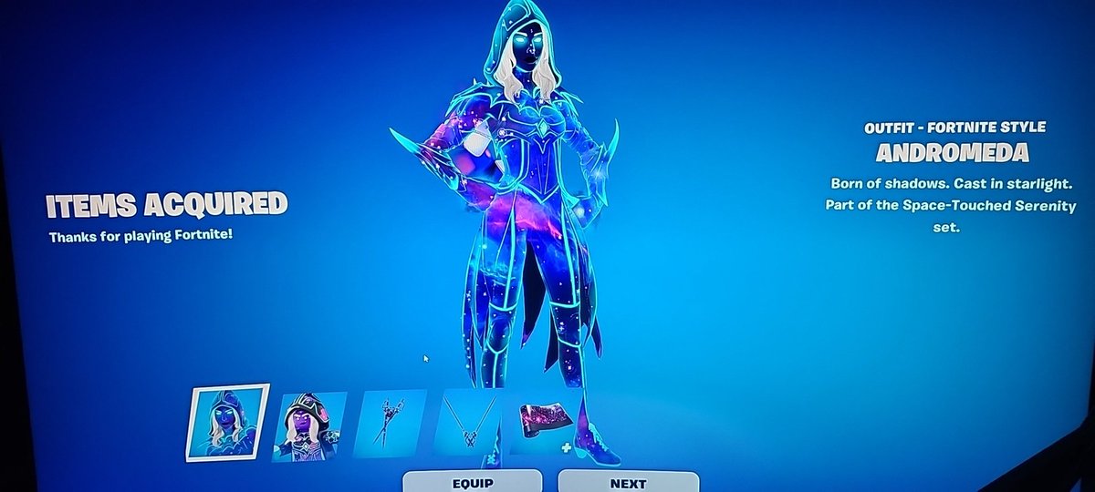 finally got it #andromeda #fortnitegame