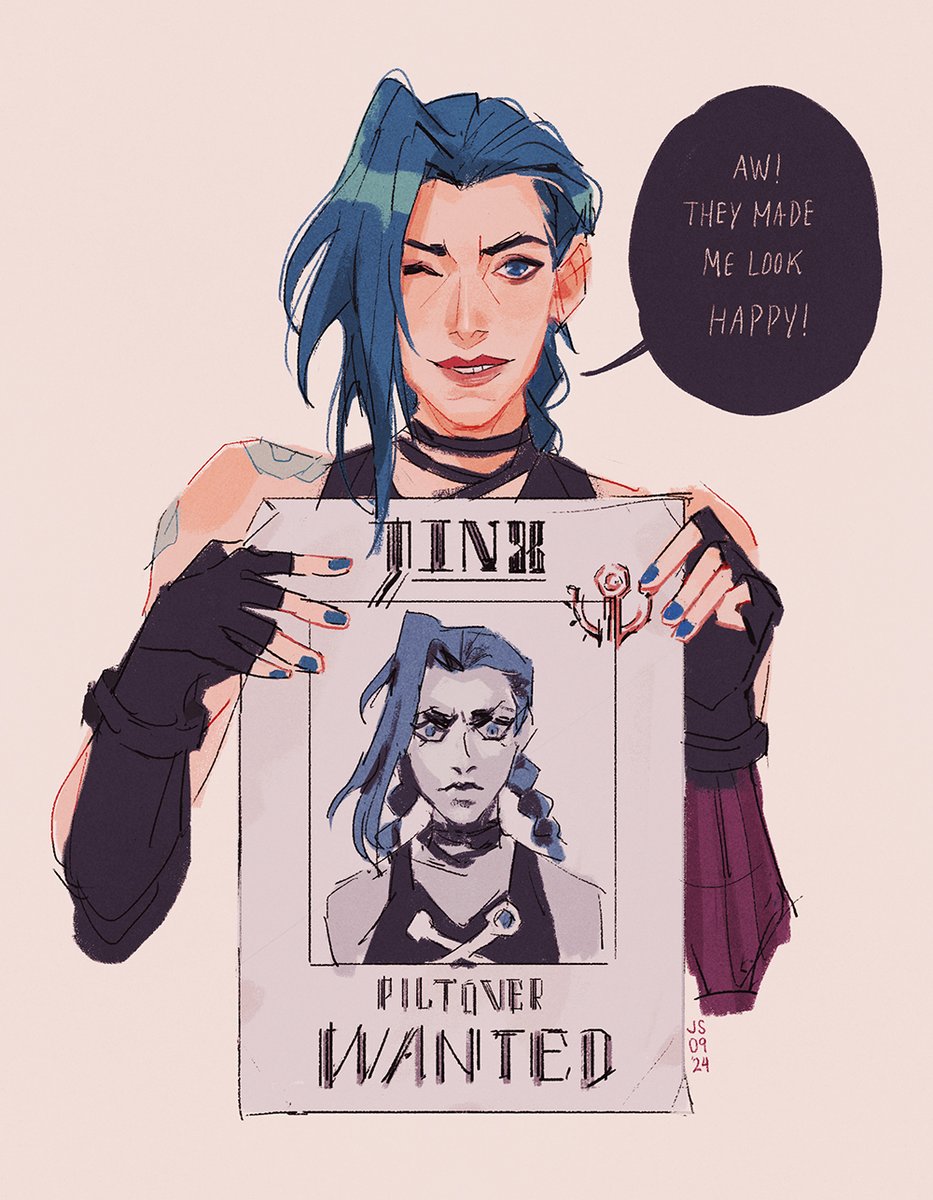 jennosaurs's tweet photo. Commission for beastalchemistva on tumblr! #arcane #jinx #leagueoflegends https://t.co/NINaKOCu1D