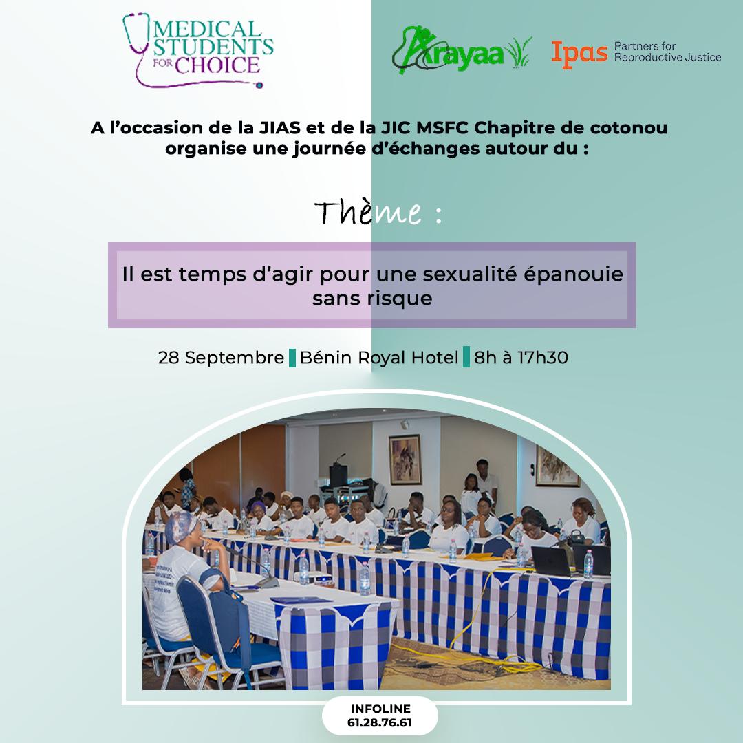 Nous sommes à 02 jours de notre JIAS-JIAC 2024 🙂‍↕
Dernière ligne droite avant ce moment d'échange 😚.
Mais as tu confirmé ta présence pour ce Samedi 28 😏 ?
Vérifie ta boîte mail et confirme ta présence pour ne rien rater de cette journée qui promet d'être très enrichissante