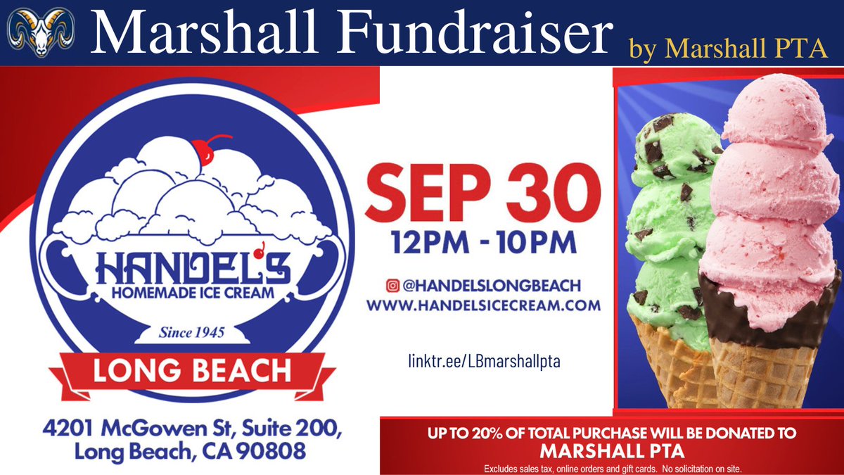 Whether you're sneaking in an afternoon treat or taking the whole family, this FUNdraiser is happening TODAY! We must have $300 in sales to get 20% so help us reach our goal!
