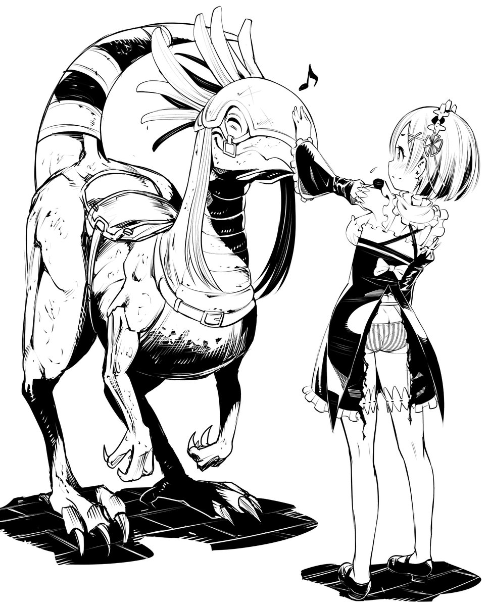 今日の過去絵は、レムとパトラッシュ。
仲良くしよ! 
