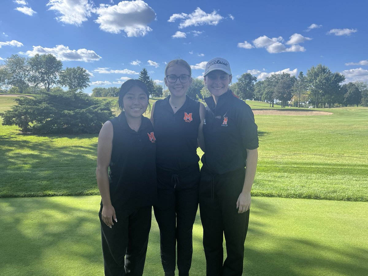 We finished with our lowest score of the season shooting 367 and finishing third place in conference. Proud of all the girls for how they played today. Congrats to our all-conference golfers Abby Powers, Kilynn Axelson &amp; Jennifer Henry. #together