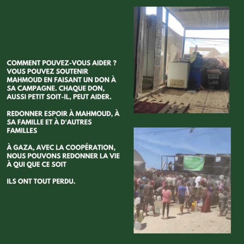 unapologicw's tweet photo. 🚨🚨Si vous pouvez RT svp pour aider Mahmoud de Gaza 
@mahmoud_gaza98 
@HopeF4Palestine https://t.co/Z2EKcpTqYs