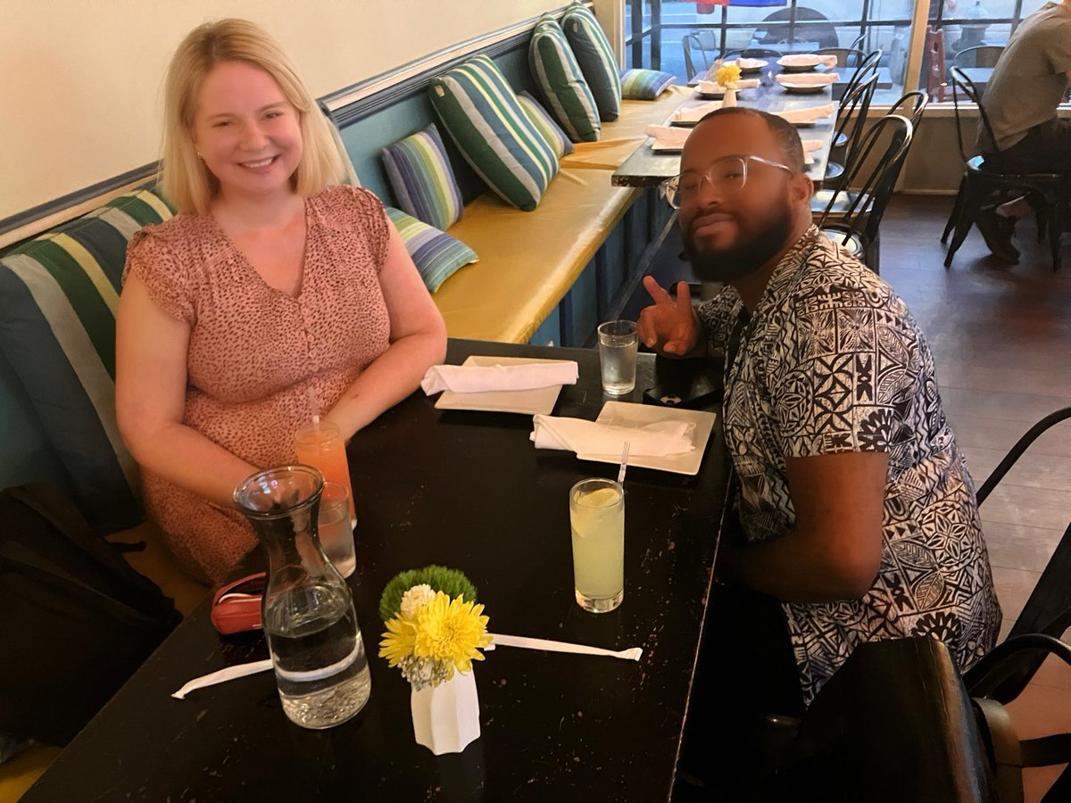 In Brooklyn <a href="/cunyhsi/">CUNY HSI</a> with Director Dr Lily-Marie Cerat and <a href="/SKJUlysse95/">Steveen Ulysse 🇹🇨🇭🇹🇨🇺</a> and at Djondjon restaurant