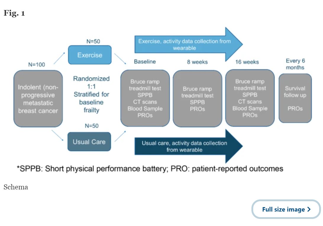 Check out the recently published protocol for the randomized #EMBody trial looking at exercise as part of survivorship care in #MetastaticBreastCancer. 
🔓pubmed.ncbi.nlm.nih.gov/39267010/
✍️ #JenniferLigibel <a href="/_nirajshah/">Niraj Shah</a> <a href="/stage4kelly/">Dr. Kelly Shanahan</a> <a href="/LesleyKailani/">Lesley Kailani Glenn</a> <a href="/TarahBallinger/">Tarah Ballinger, MD</a> #MBC #BreastCancer