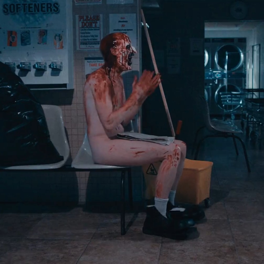 The naked Art the Clown cheeks on laundromat chair Funko??? 😭