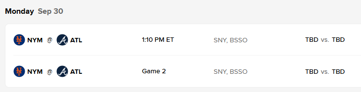 jeck_81's tweet photo. @Mets weird... https://t.co/3evHoB0IVx shows the game is postponed as is tomorrows until Monday. https://t.co/hepAMcVtpT