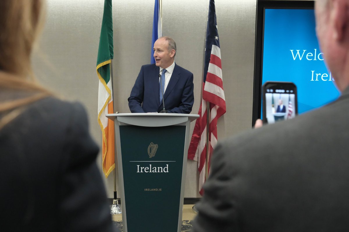 Irish Consulate NYC (@irelandinny) on Twitter photo Tánaiste <a href="/MichealMartinTD/">Micheál Martin</a> officially opened the new Ireland House this week, marking an exciting new chapter for the Consulate and our 6 stakeholder partners in New York. During his visit, he met the leadership of all 7 partners and joined a round table with Irish community Tánaiste <a href="/MichealMartinTD/">Micheál Martin</a> officially opened the new Ireland House this week, marking an exciting new chapter for the Consulate and our 6 stakeholder partners in New York. During his visit, he met the leadership of all 7 partners and joined a round table with Irish community