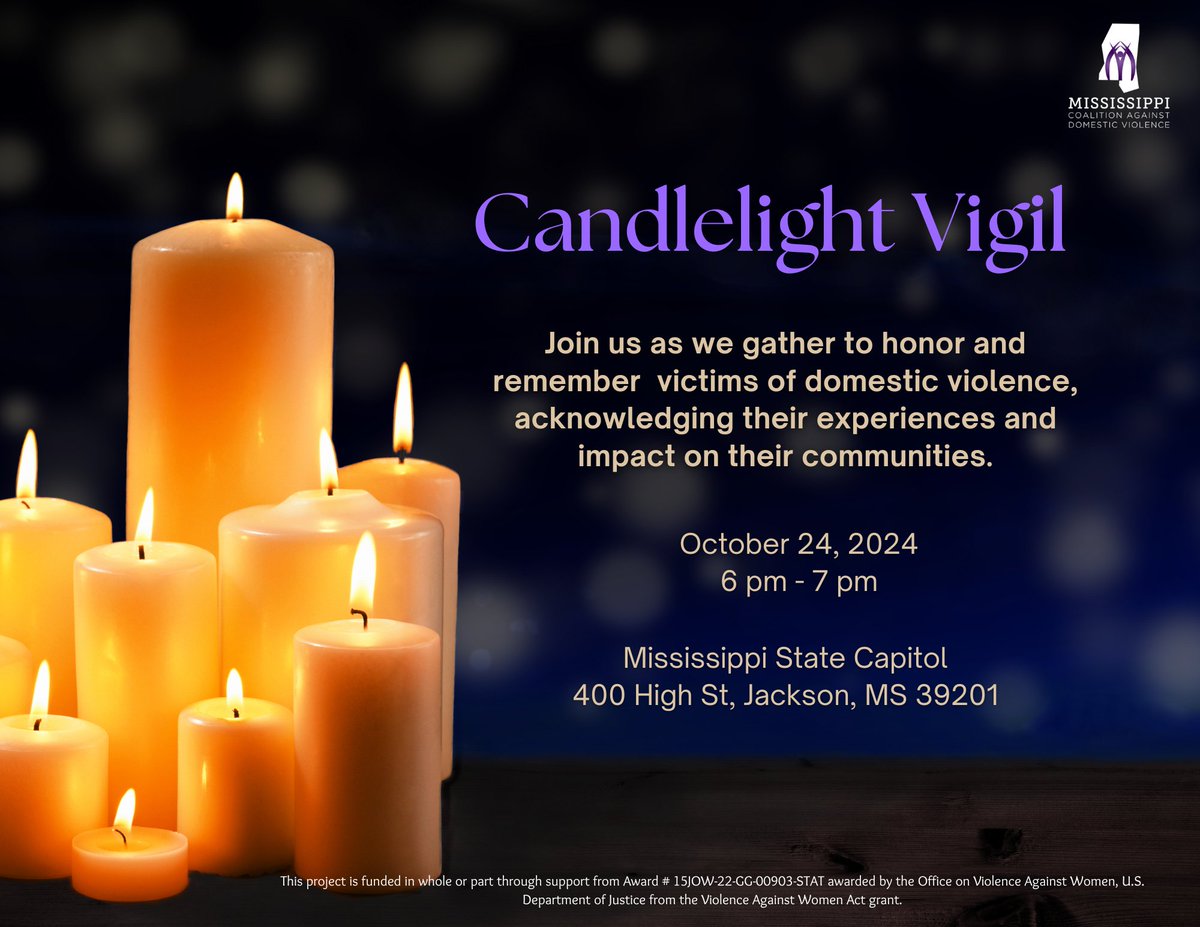 If you have a loved one whose life was taken due to domestic violence and would like their name read during our Candlelight Vigil, please click the link below to share their information.

tinyurl.com/2024Vigil