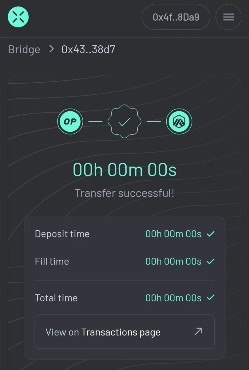 pvmihalache's tweet photo. Ups I've done it again! Sorry @britneyspears but I've sent #crypto from @Optimism to @arbitrum in zero seconds with @AcrossProtocol ⚡️ https://t.co/yuB20bTDtz