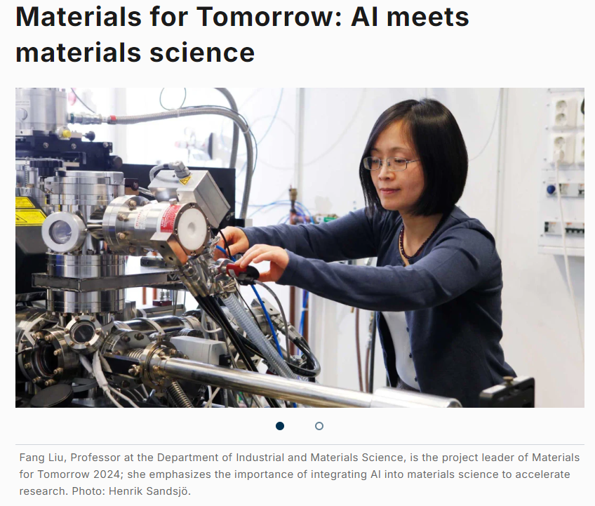 Join us Oct. 30-31, when international researchers, experts and industry gather for the Materials for Tomorrow conference. The event will inspire participants and explore how AI and ML can contribute to research in materials science.
Read more &amp; register ➡️chalmers.se/en/current/new…