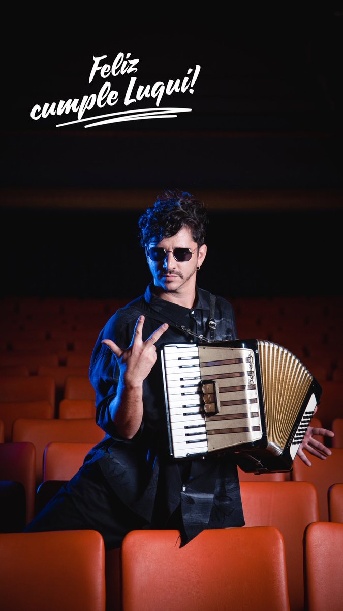 Hoy cumple el acordeonista más 🔥 de Cba!! Feliz cumple Luqui!
