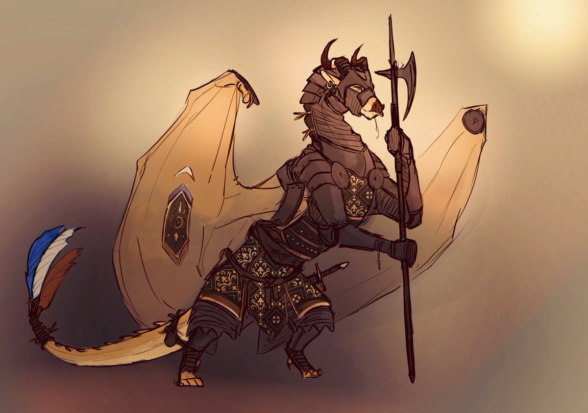 Pyrite in armor to help break my art block