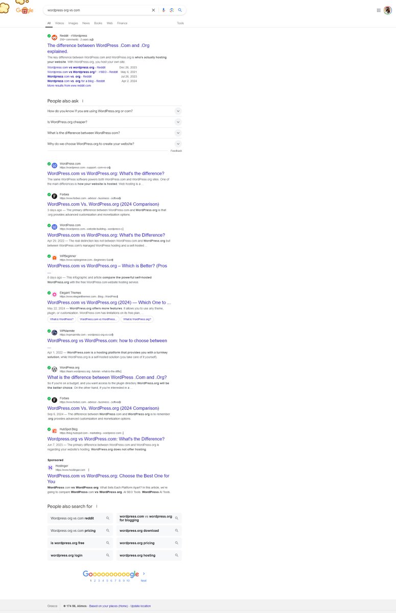 Try googling "#WordPress org vs com" and you will find out what the confusion that people actually do have around that name is. Is it <a href="/wpengine/">WP Engine</a> being mistaken as WordPress or is it shockingly, unexpectedly, unpredictedly, astonishingly, wait for it, <a href="/wordpressdotcom/">WordPress.com</a>!