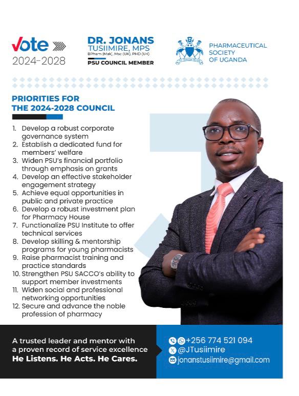 Dear Pharmacists, today is the day! Please vote me as your PSU Council member for 2024-2028. I listen. I act. I care.