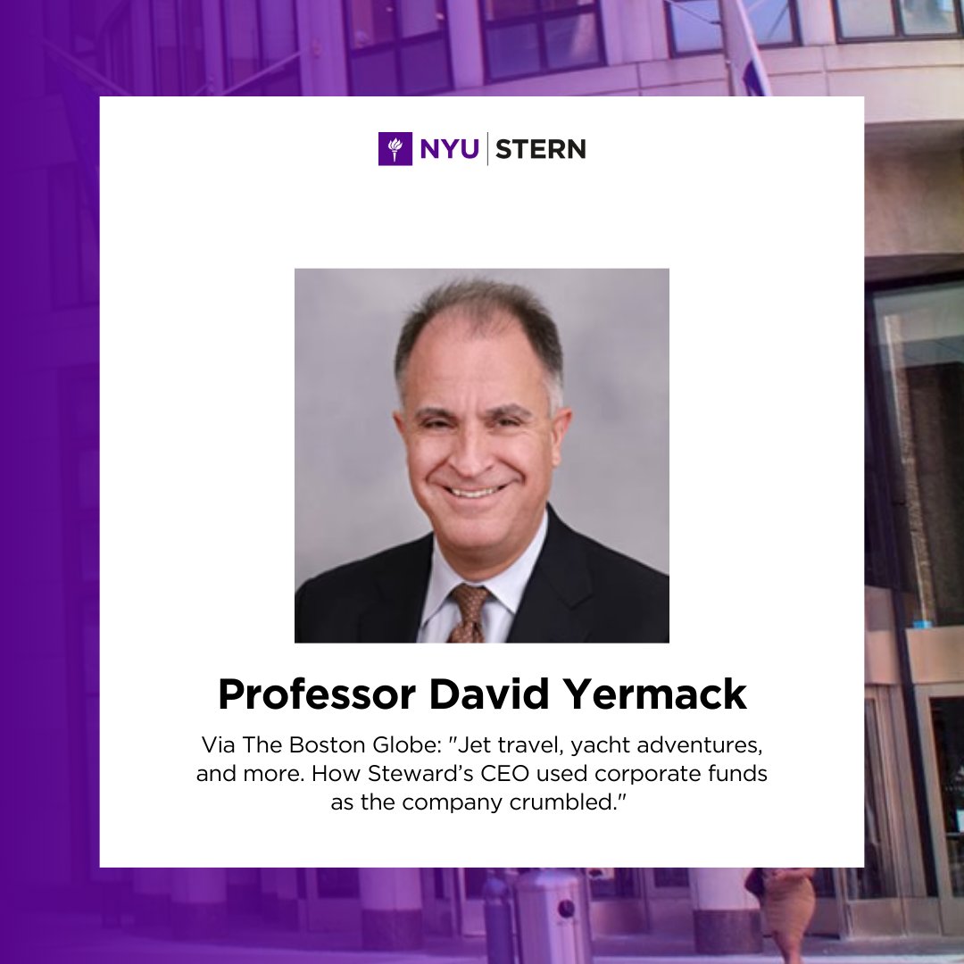 When corporate jets are used for personal luxury, it raises serious tax and governance questions. <a href="/NYUStern/">NYU Stern</a> Professor <a href="/DavidYerma66067/">David Yermack</a> explains how these practices can lead to scrutiny from regulators and accountants alike. 

apps.bostonglobe.com/metro/investig…