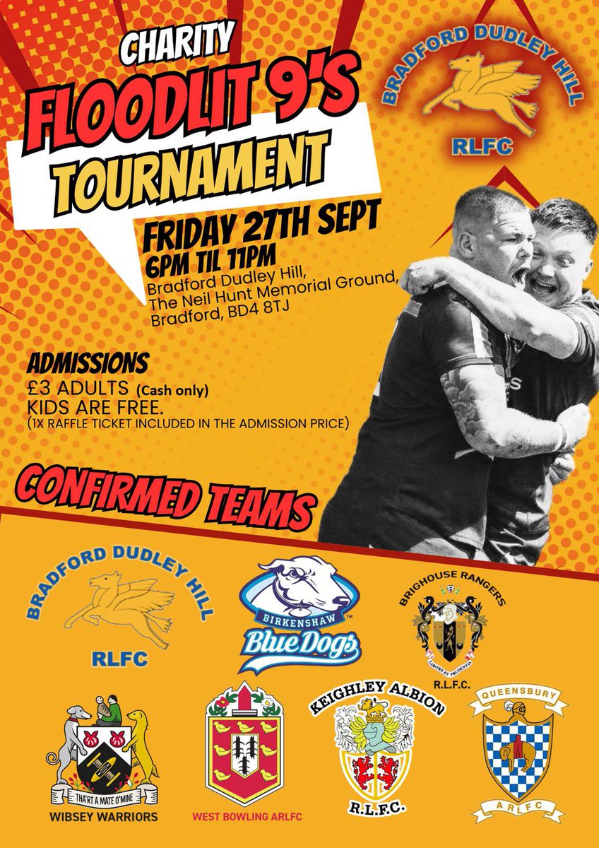 Hi all, please RT if you can 👍 <a href="/England_RL/">England Rugby League</a> <a href="/samtomkins1/">sam tomkins</a> <a href="/hightower22/">karl pryce</a> <a href="/OfficialBullsRL/">Bradford Bulls</a> <a href="/JamiePeacock10/">Jamie Peacock MBE</a> <a href="/Liamhood24/">Liam hood</a> <a href="/BigEorl/">Eorl Crabtree</a> <a href="/chris_kammy/">Chris Kamara</a> <a href="/AmateurishRL/">Amateurish Rugby League</a> <a href="/BradfordLens/">Bradford Through The Lens</a> <a href="/RL_RKC/">Rugby League Records</a> <a href="/adamhillscomedy/">Adam Hills</a> <a href="/Georgeflanagan9/">George Flanagan</a> <a href="/PScully13/">Paul Sculthorpe MBE🎗️</a> <a href="/RLBarrieMc10/">Barrie McDermott 🏉</a> <a href="/Hudsonweather/">Paul Hudson</a> <a href="/BBCLookNorth/">BBC Yorkshire</a> <a href="/officialbantams/">Bradford City AFC</a>