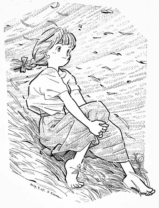 おはようございます。朝の再掲のお時間です。
"Breeze"
今の穏やかな気温が長く続いてほしいですね。

本日も良い1日を! 