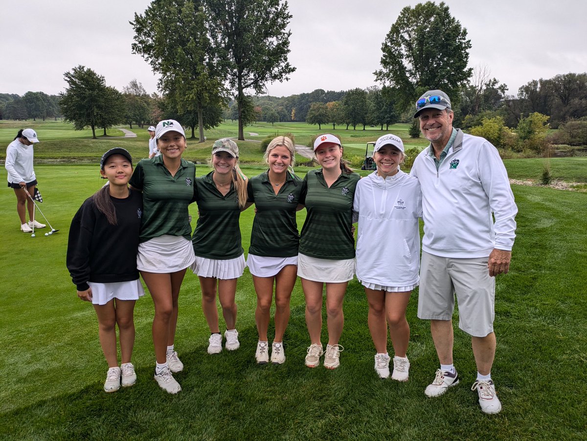 Today the Lady Knight golfers posted a 348 at Suburban #4 at Brookledge, earning 2nd place for the National Conference. The team was led by Julia 75, Natalie 83, Maddie 93, Carley 97, Polly 101 &amp; Kayla 104.  Great season Lady Knights! We are very proud of you! <a href="/NordoniaSchools/">Nordonia Schools</a>