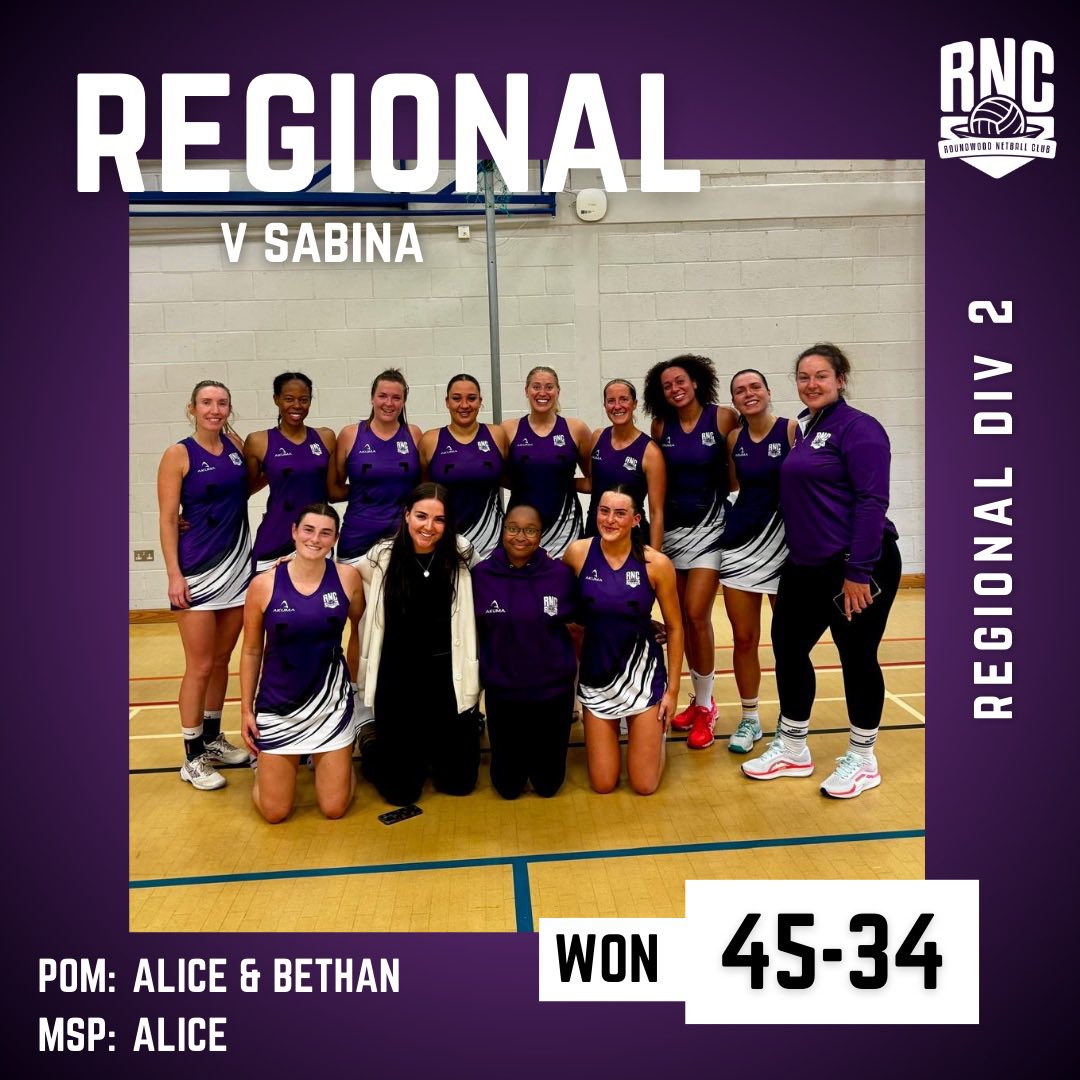 RoundwoodNetbal's tweet photo. Big win for our Regional team on their first match day this season and all our other teams starting off their MET league campaign 💪😎💟 https://t.co/gtUXA3ef2e