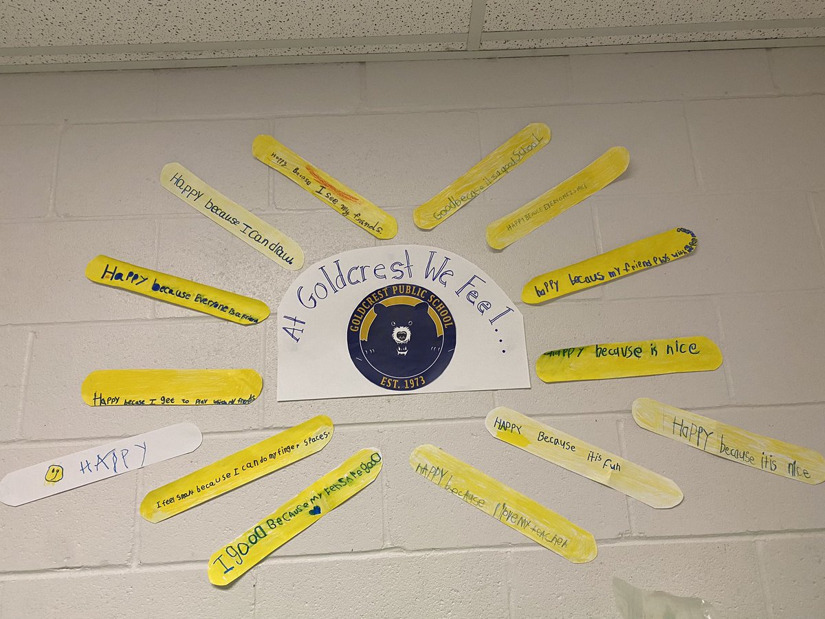 We LOVE Goldcrest! We feel happy, smart and good at school! <a href="/goldcrest_ps/">Goldcrest P.S.</a>