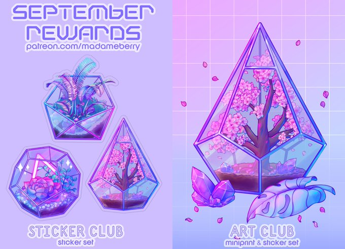 Less than a week left to get these stickers and print via my Patre0n!