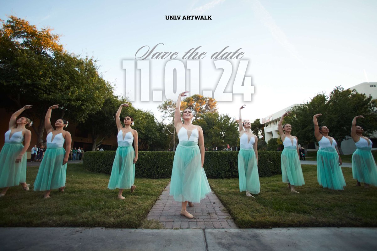 Save the date, and come experience the 2024 UNLV Art Walk: Co-Presented by Susan N. Houston!

👉 Visit us at: unlv.edu/finearts/art-w…