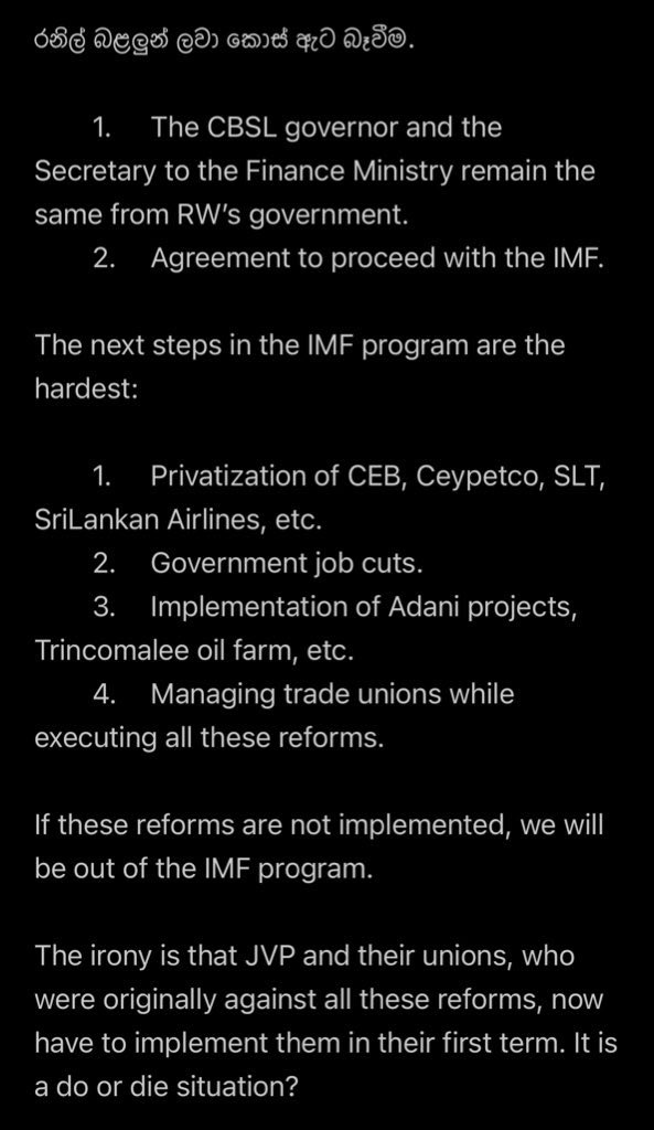 fmenofbraavos's tweet photo. @DiyaniTweets He just outsourced AKD to do IMF reforms 😂😂😂 https://t.co/tg5zQNnYqy
