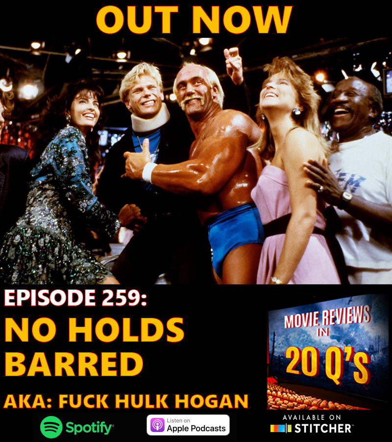 New ep! <a href="/BingeMovies/">Binge Movies Home Video🍿</a> and <a href="/StewWorldOrder/">Rob</a> debut to discuss No Holds Barred. Featuring Q's like:

If Hogan’s is 10 inches, but Bollea’s is not, how big is Rip’s? What scene/dialogue was written by Hogan, and what was McMahon? Was Rip’s ineffectual bro “Randy” a dig at Macho Man?