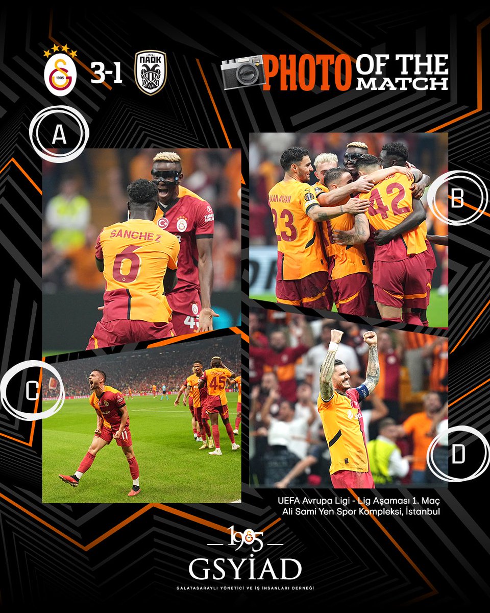 Zafer gecemizin en güzel sarı kırmızı karesini <a href="/1905gsyiad/">1905 GSYİAD</a>'ın katkılarıyla seçiyoruz. 💛❤️ 

Sizce hangisi? 🤔

#GSvPAOK