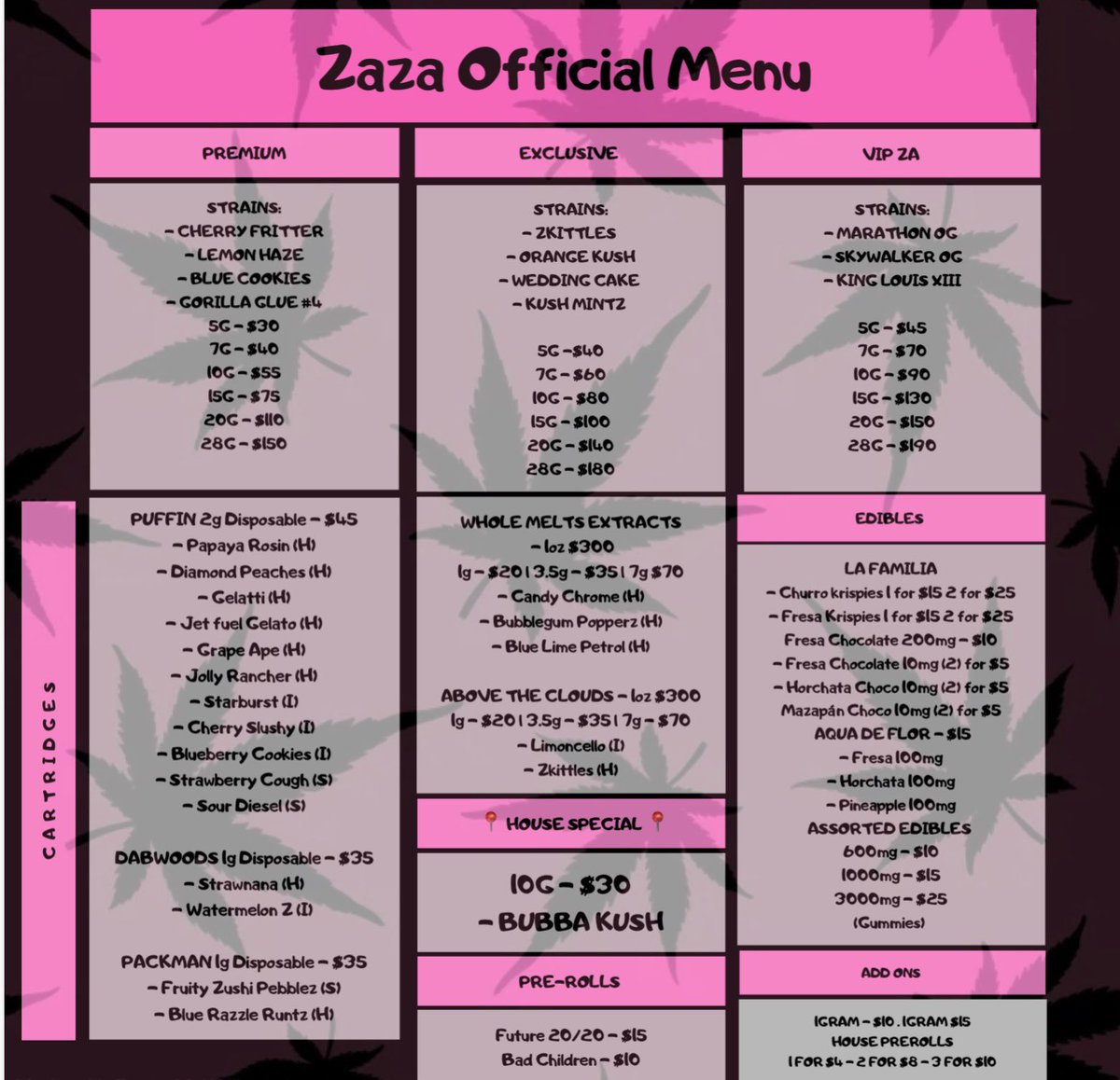 💗ZAZALAND OFFICIAL DELIVERY SERVICE💗TEXT (951) 630-4659 TO ORDER SOME 🔥🔥🔥