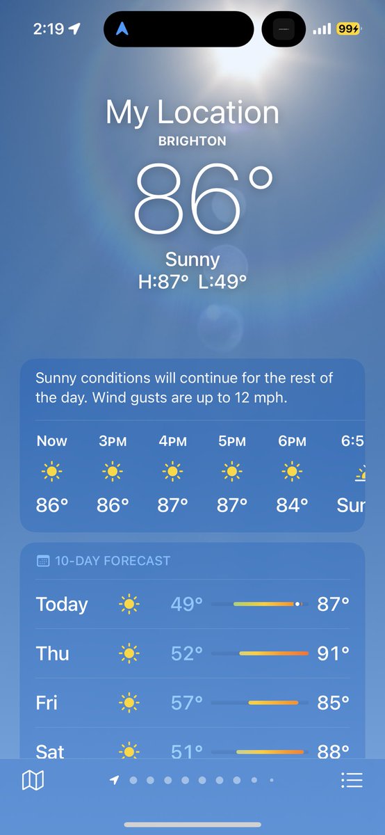 Not feeling #autumn near Denver this week ☀️ 🤦‍♀️