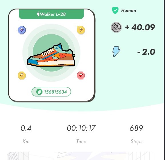 SF7KF's tweet photo. @Stepnofficial #STEPNEMBER3 🏃‍♂️Keep STEPN 🚀 https://t.co/2wS4zC7BMX
