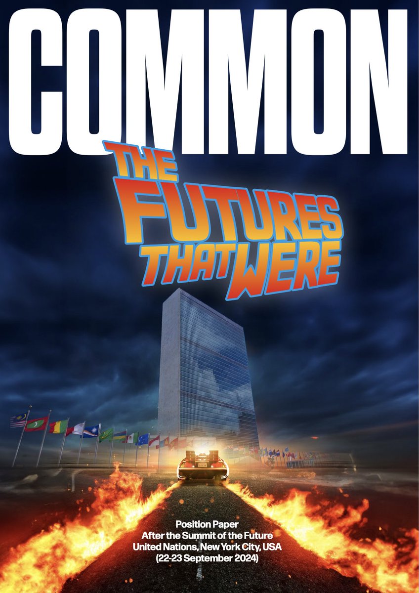 oscar_soria's tweet photo. During the #SummitOfTheFuture process, we felt as if we were a team of time travelers that landed in a dystopian present. Here our take of the #SotF: https://t.co/E0za3KgAL2 BTW, why was #OurCommonFuture, the title of the 1987 Brundtland Report, chosen as the current slogan? https://t.co/kn21jayyCF