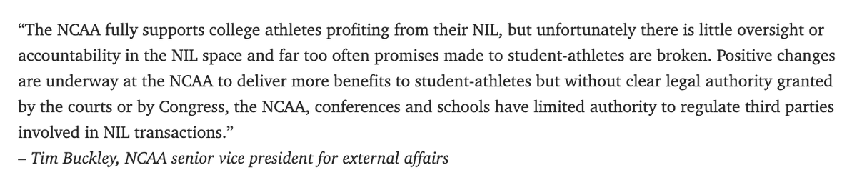 NicoleAuerbach's tweet photo. NCAA statement in light of today's UNLV news: https://t.co/JpVnC9hQxd