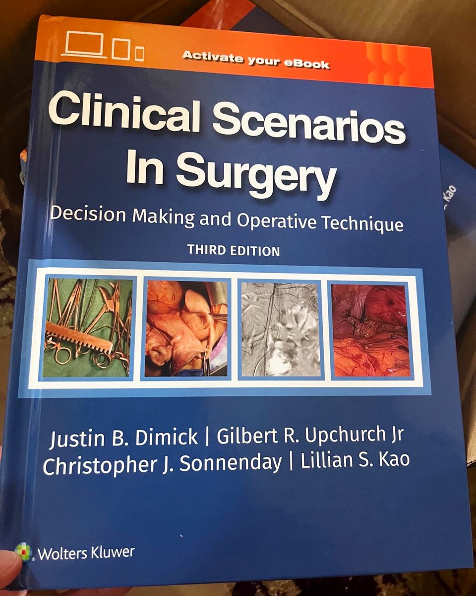 1/5 The 3rd edition of Clinical Scenarios in Surgery is officially